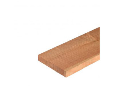 Douglas plank 2x7cm fijnbezaagd